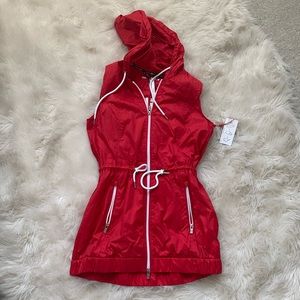 Tommy Hilfiger rain jacket vest in red